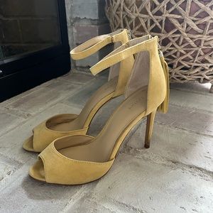 Botkier suede tasseled heels